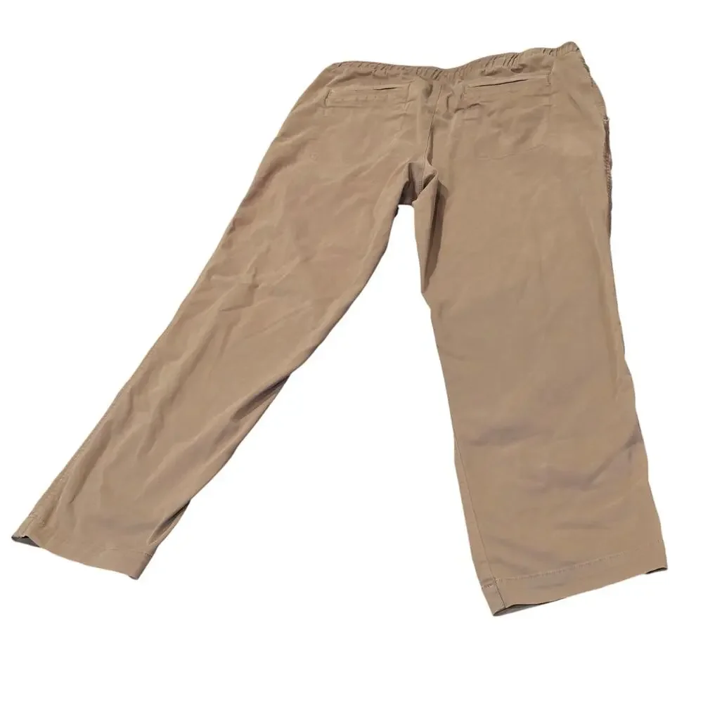 LL Bean Mens Comfort Stretch Dock Pants ┃Khaki Chino┃Gorpcore Utility Coolmax